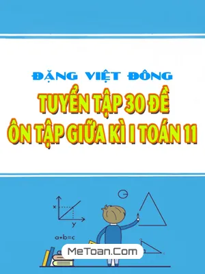 Tuyển Tập 30 Đề Ôn Tập Giữa Kì 1 Toán 11 - Đặng Việt Đông [PDF]