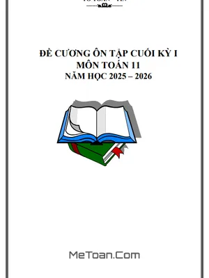 Đề cương ôn tập cuối học kỳ 1 Toán 11 năm học 2025 - 2026 trường THPT Thanh Khê - Đà Nẵng