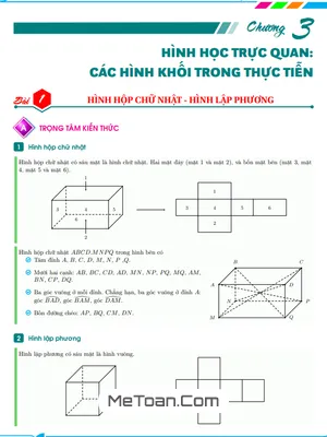 Phân Dạng Và Bài Tập Các Hình Khối Trong Thực Tiễn Toán 7 Chân Trời Sáng Tạo