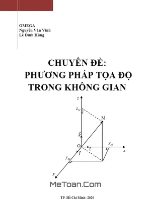 Chuyên Đề Phương Pháp Tọa Độ Trong Không Gian Lớp 12