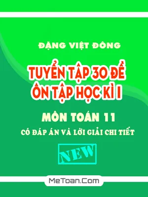 Tuyển Tập 30 Đề Ôn Tập Học Kì 1 Toán 11 Có Đáp Án & Lời Giải - Đặng Việt Đông