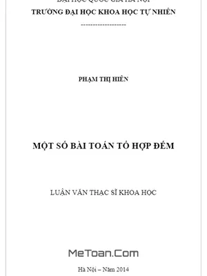 Cẩm Nang Giải Toán Tổ Hợp Đếm Trong Toán Học Phổ Thông