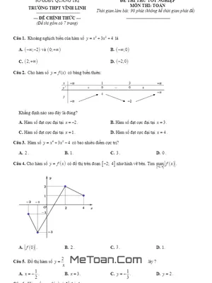 Bộ Đề Ôn Thi Tốt Nghiệp THPT 2020 Môn Toán Sở GD&ĐT Quảng Trị