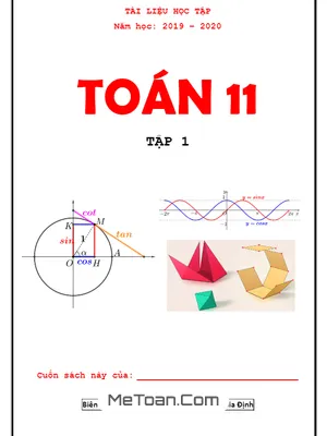 Tài Liệu Học Tập Môn Toán 11 - La Tuấn Duy (Tập 1)