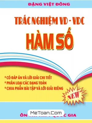 Trắc Nghiệm Vận Dụng - Vận Dụng Cao Hàm Số - Đặng Việt Đông