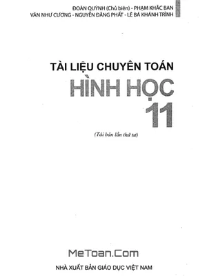 Tài Liệu Chuyên Toán - Hình Học 11