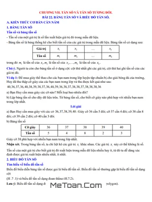 Chuyên Đề Tần Số Và Tần Số Tương Đối Toán 9 KNTTVCS – Tài Liệu Toàn Diện 135 Trang