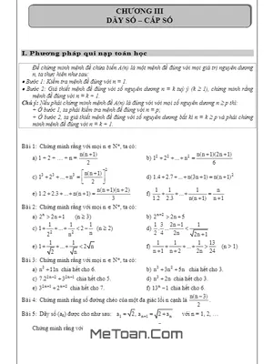 Bài Tập Dãy Số Và Cấp Số - Trần Sĩ Tùng