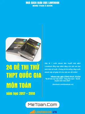 Tổng hợp 24 Đề Thi Thử Môn Toán THPT Quốc Gia 2018 (Có Đáp Án)