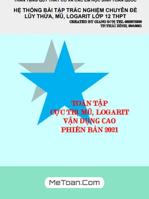 Cực Trị Mũ Logarit Vận Dụng Cao - Toàn Tập Bài Tập Chuyên Đề