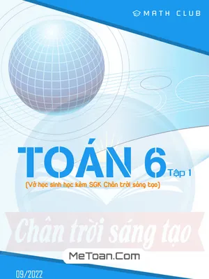 Vở Bài Tập Toán Lớp 6 Chân Trời Sáng Tạo Tập 1