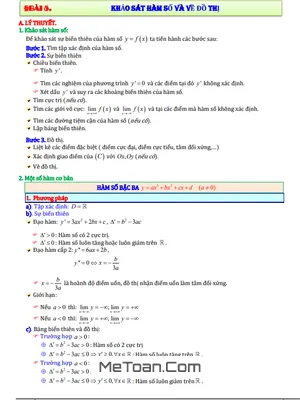 Tuyển chọn bài tập Khảo sát sự biến thiên và vẽ đồ thị hàm số - Thầy Diệp Tuân