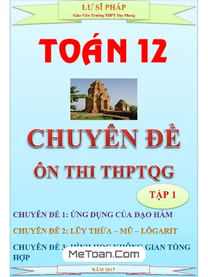 Ôn Thi THPT Quốc Gia Môn Toán Hiệu Quả Cùng Lư Sĩ Pháp (Tập 1)