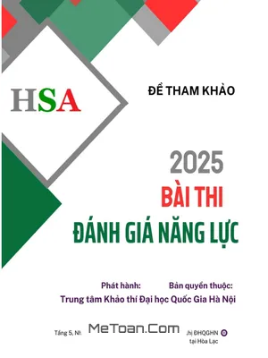 Đề Tham Khảo Đánh Giá Năng Lực Môn Toán Năm 2025 Đại Học Quốc Gia Hà Nội