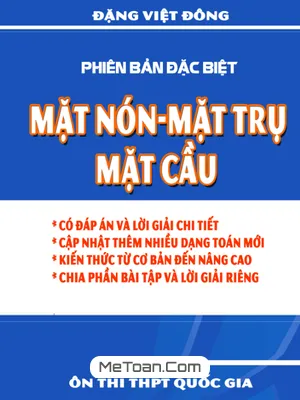 Chuyên Đề Mặt Nón - Mặt Trụ - Mặt Cầu - Đặng Việt Đông