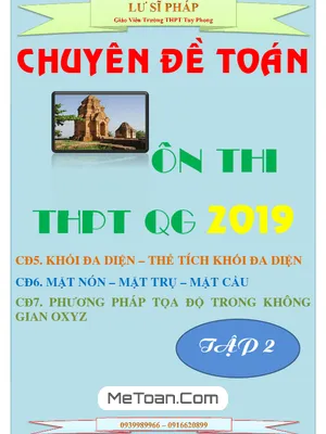 Chuyên Đề Ôn Thi THPT Quốc Gia 2019 Môn Toán - Lư Sĩ Pháp (Tập 2)