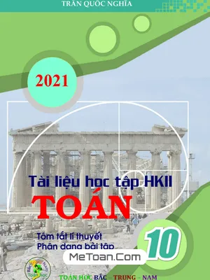 Tài liệu học tập Toán 10 học kì 2 - Trần Quốc Nghĩa