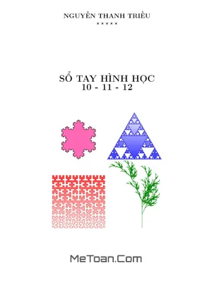 Sổ Tay Hình Học Lớp 10 - 11 - 12: Cẩm Nang Ôn Tập Toàn Diện