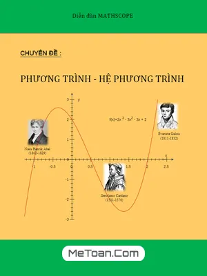 Trọn Bộ Phương Pháp Giải Phương Trình - Hệ Phương Trình - Nguyễn Anh Huy