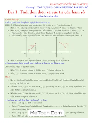 Bài Tập Ứng Dụng Đạo Hàm Để Khảo Sát Hàm Số