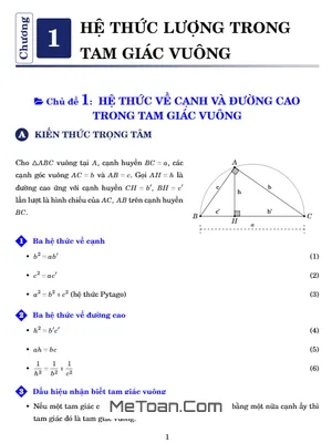 Phân Dạng và Bài Tập Hình Học Lớp 9