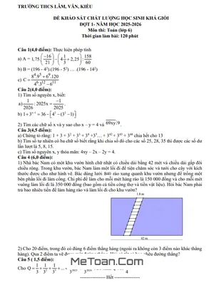 Đề Khảo Sát Chất Lượng Học Sinh Giỏi Toán 6 Lần 1 Năm 2025-2026 Cụm THCS Lâm-Văn-Kiều – Nghệ An