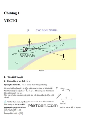 Lý Thuyết, Các Dạng Toán Và Bài Tập Vectơ Lớp 10