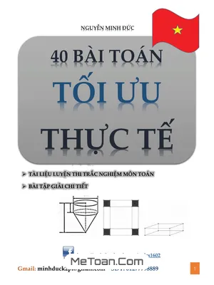 40 Bài Toán Tối Ưu Thực Tế Có Lời Giải Chi Tiết - Nguyễn Minh Đức