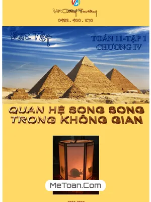 Bài Tập Quan Hệ Song Song Trong Không Gian Lớp 11 - Võ Công Trường