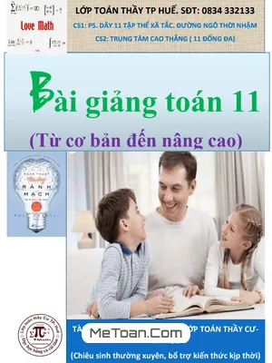 Bài Giảng Toán 11 Từ Cơ Bản Đến Nâng Cao