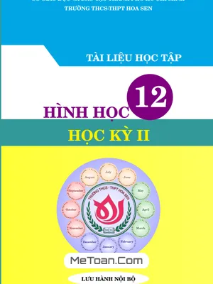 Tài liệu học tập Hình học 12 học kỳ 2 - Phương pháp tọa độ trong không gian