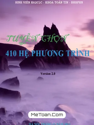 Tuyển chọn 410 Hệ phương trình Đại số - Nguyễn Minh Tuấn [PDF]