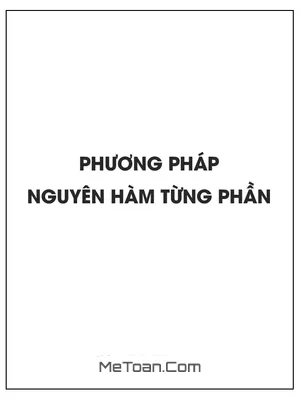 Phương pháp nguyên hàm từng phần