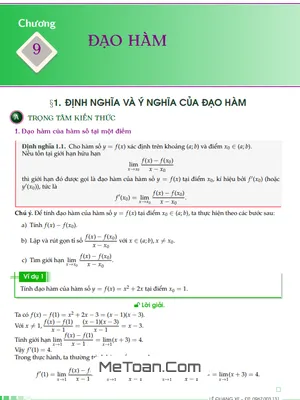 Bài Giảng Đạo Hàm Toán 11 Kết Nối Tri Thức Với Cuộc Sống