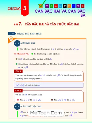 Tài liệu bổ trợ học tập căn bậc hai và căn bậc ba Toán 9 chi tiết nhất