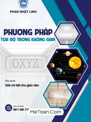 Chuyên Đề Phương Pháp Tọa Độ Trong Không Gian Toán 12 Chương Trình Mới