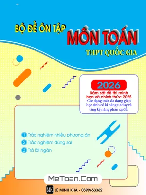 Bộ đề ôn tập THPT Quốc gia môn Toán năm 2026 – Lê Minh Kha