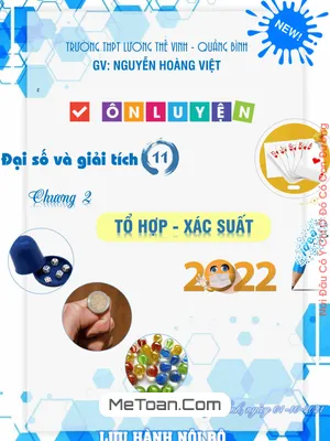 Cẩm Nang Luyện Thi Tổ Hợp Xác Suất Lớp 11: Nguyễn Hoàng Việt