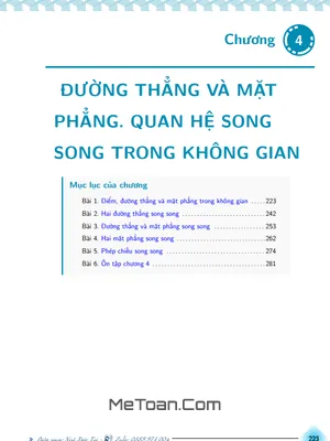 Tổng Hợp Lý Thuyết Và Bài Tập Toán 11 Chương Quan Hệ Song Song Trong Không Gian