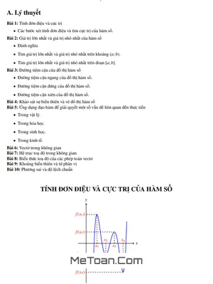 Đề cương ôn tập cuối học kỳ 1 Toán 12 năm học 2025 – 2026 trường THPT Đức Trọng – Lâm Đồng
