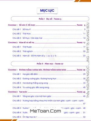 Bài Tập Toán Lớp 7 Học Kì 1 - Nguyễn Ngọc Dũng