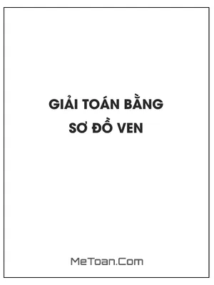 Giải toán bằng sơ đồ Ven