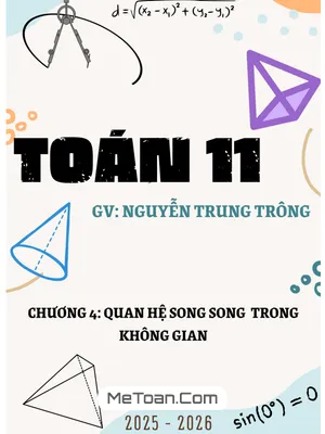 Tổng Hợp Bài Tập Chuyên Đề Quan Hệ Song Song Trong Không Gian - Toán 11