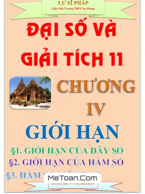 Lý Thuyết Và Bài Tập Chuyên Đề Giới Hạn - Lư Sĩ Pháp