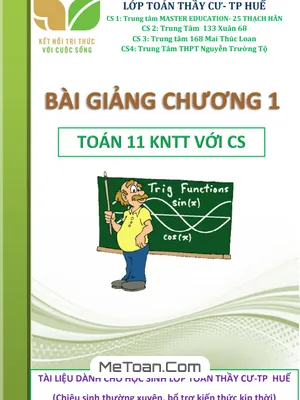 Bài Giảng Hàm Số Lượng Giác Và Phương Trình Lượng Giác Toán 11 KNTTvCS