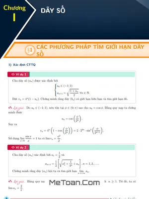 Chuyên đề Phương pháp Tìm Giới Hạn Dãy Số Bồi Dưỡng Học Sinh Giỏi Toán THPT