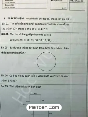 Đề Thi Archimedes Olympiad Lớp 3 Năm 2019