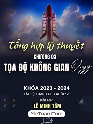 Tổng Hợp Lý Thuyết Tọa Độ Không Gian Oxyz - Lê Minh Tâm