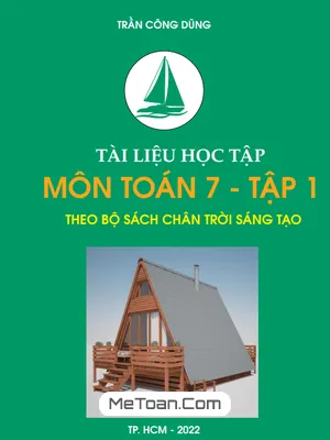 Tài Liệu Học Tập Toán 7 Tập 1 - Chân Trời Sáng Tạo (PDF)