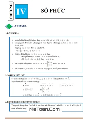 Cẩm nang chinh phục Số phức lớp 12: Từ lý thuyết đến bài tập